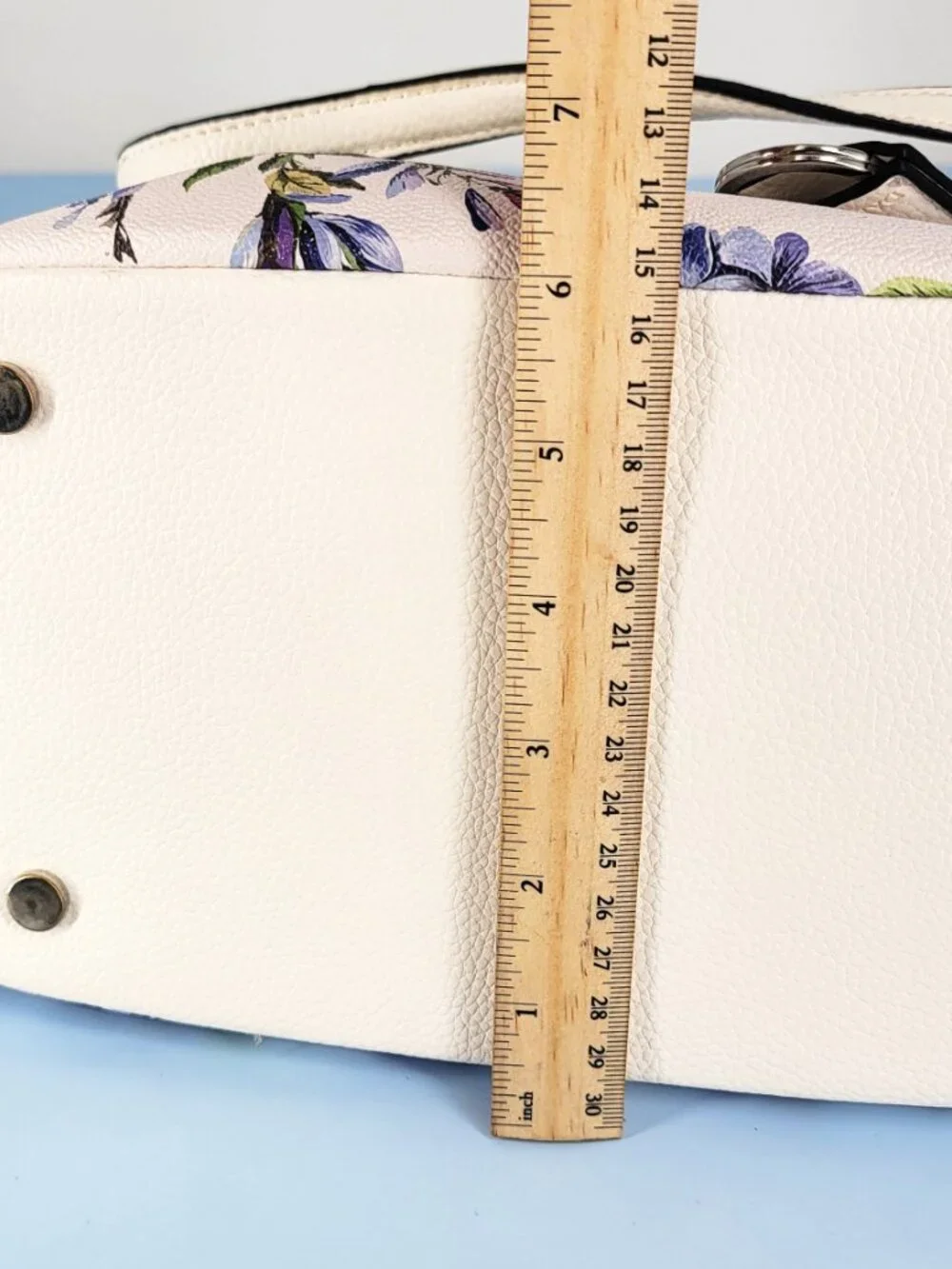 Dana Buchman Wisteria Crossbody/Top Handle Tote Bag Key Holder Multiple Pocket - Picture 11 of 15